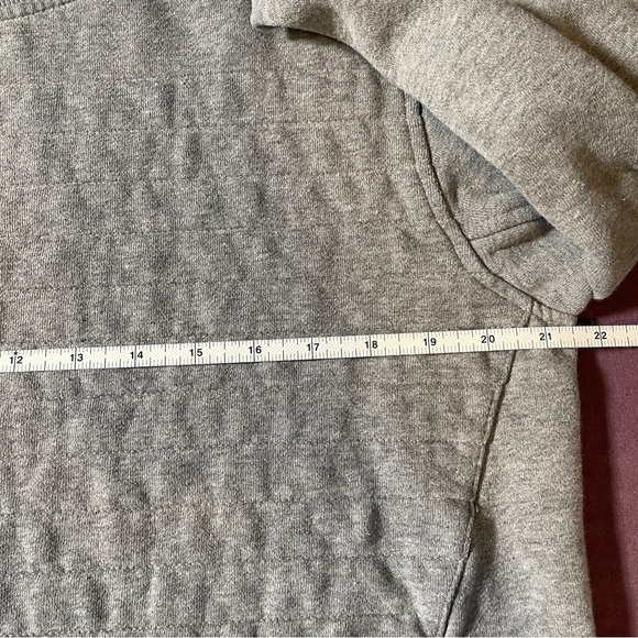 Lululemon Fleece Be True Crew Heathered Medium Grey - Size 12 Pocket - Picture 8 of 11